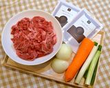 ❁ とても簡単に調理できる牛丼 ❁作り方1写真