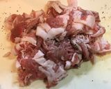 豚バラ肉と菊芋のガーリックホイル焼き作り方2写真