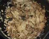 豚バラ肉と菊芋のガーリックホイル焼き作り方3写真