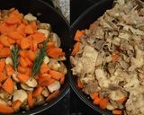 豚バラ肉と菊芋のガーリックホイル焼き作り方4写真