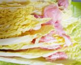 白菜がトロ～あまっ！豚肉挟み蒸し☆作り方1写真