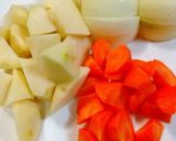 ベーコンと野菜のミルクコンソメ煮作り方1写真