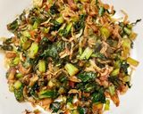 大根葉炒め！絶品ご飯のお供！作り方3写真