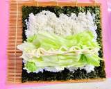 恵方巻き♡お弁当に♡海老フライサラダ巻き作り方11写真