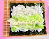 恵方巻き♡お弁当に♡海老フライサラダ巻き作り方11写真