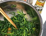 美味しい春菊おひたし作り方4写真