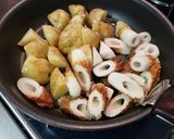 ちくわとじゃがいもの海苔バター焼き作り方3写真