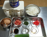 桜海老と青のりの炒飯作り方1写真