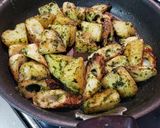 ちくわとじゃがいもの海苔バター焼き作り方4写真