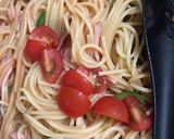 プチトマト入りナポリタン作り方7写真