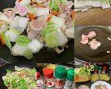 アワビのオイスター味　餡掛け海鮮焼きそば作り方2写真