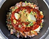 超簡単！炊飯器を使ったオムライス作り方1写真