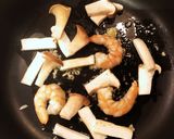 海老とブロッコリーとエリンギのパスタ作り方2写真