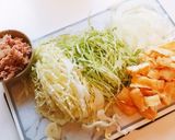 ピリ辛な和風ツナペペロンチーノ作り方1写真