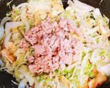 ピリ辛な和風ツナペペロンチーノ作り方4写真