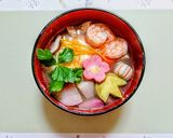 正月ランチ！雑煮余りでエビカレーうどん作り方6写真