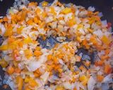 フライパンでたっぷり野菜キーマカレー♪作り方3写真