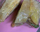 サラダチキンと卵のトーストサンド作り方10写真
