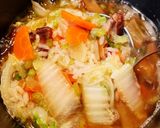 野菜たっぷり!身体に優しい♡卵雑炊作り方3写真