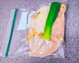 バンバンジー 細切り蒸し鶏のゴマだれがけ作り方4写真