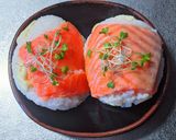 しめ鮭のおにぎり作り方10写真