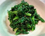 苦くない春菊の胡麻和え作り方5写真