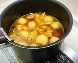 姜葱醤を使って旨旨♪鶏モモ肉と里芋の煮物作り方6写真