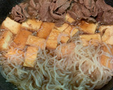 牛肉と厚揚げのすき焼き風煮作り方4写真