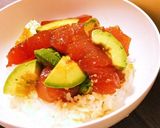 忙しい日に〜アボカドとマグロの漬け丼〜作り方3写真