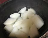 ♡農家直伝♡聖護院大根の煮物〜合挽き肉〜作り方4写真