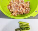 ☆アスパラひき肉巻き☆作り方2写真
