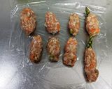 ☆アスパラひき肉巻き☆作り方4写真