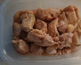 炊飯器で柔らか鶏肉煮作り方7写真