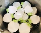 ほっこりカブの煮物可愛いカブとろみスープ作り方4写真
