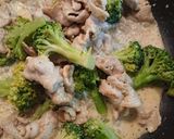 豚肉とブロッコリーのクリーム炒め作り方4写真
