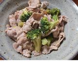 豚肉とブロッコリーのクリーム炒め作り方5写真