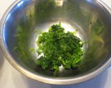 セリとじゃこの菜飯（他の野草でも）作り方1写真