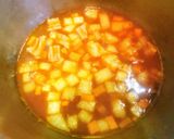 鍋の〆ヘルシーで野菜たっぷりもち麦クッパ作り方6写真