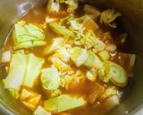 鍋の〆ヘルシーで野菜たっぷりもち麦クッパ作り方10写真