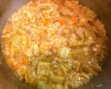 鍋の〆ヘルシーで野菜たっぷりもち麦クッパ作り方12写真