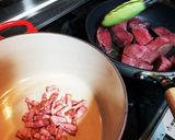 黒ビールで牛タンシチュー【脂身無し】作り方3写真