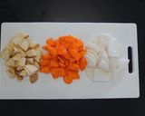 野菜の皮まで使ったトマトスープパスタ作り方1写真