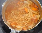 野菜の皮まで使ったトマトスープパスタ作り方4写真
