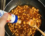 キノコデミグラスソースのハンバーグ作り方13写真