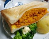 南瓜のディップサンド作り方1写真