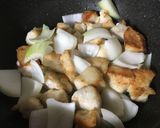 簡単❣️鶏肉の唐揚げのオーロラソース和え作り方4写真