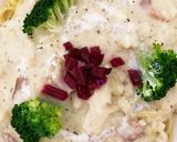 カリフラワーとブロッコリーのクリチパスタ作り方11写真