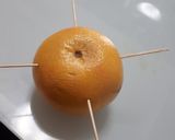 グレープフルーツの簡単飾り切り作り方1写真