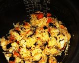 かぼちゃとフジッコの混ぜご飯作り方3写真