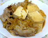 豚バラ肉豆腐作り方6写真